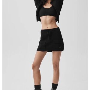 ALO Yoga NWT Scholar Knit Cargo Skirt